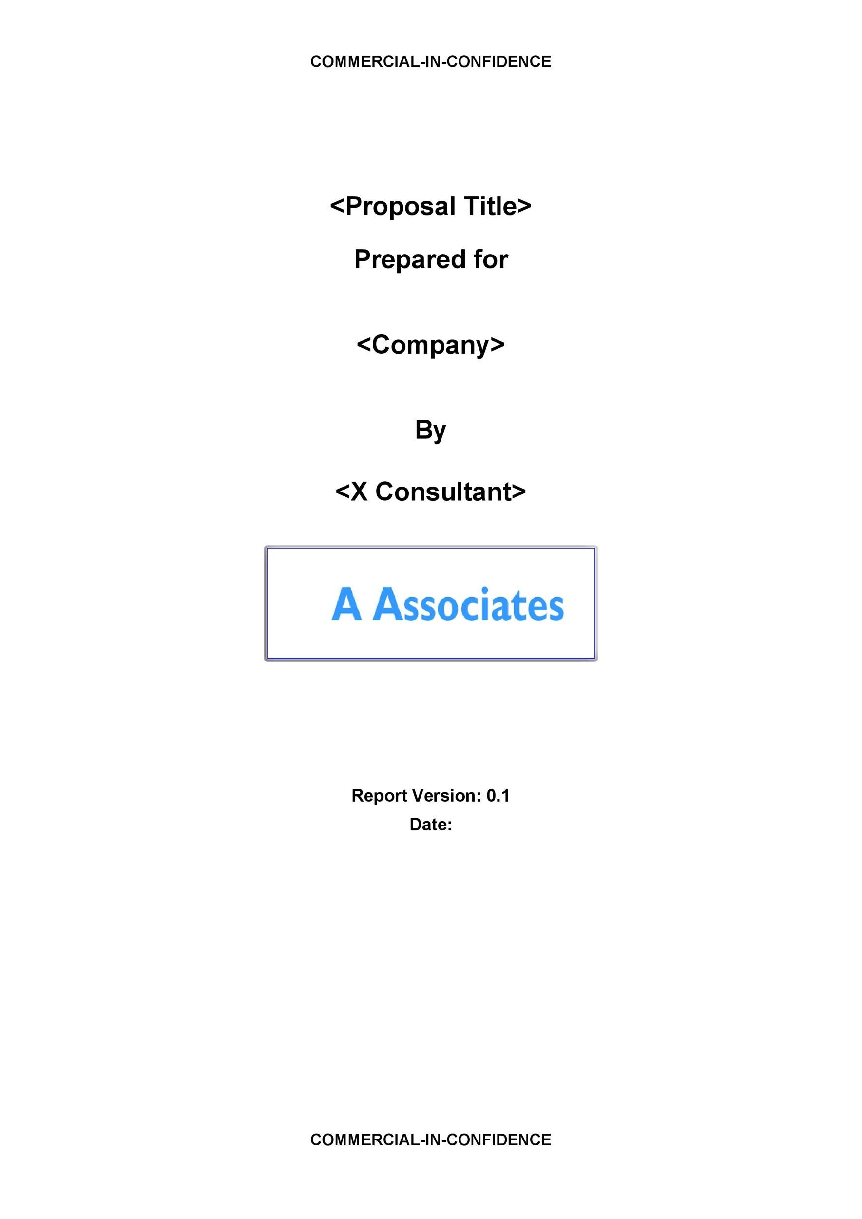 Consulting Proposal Template