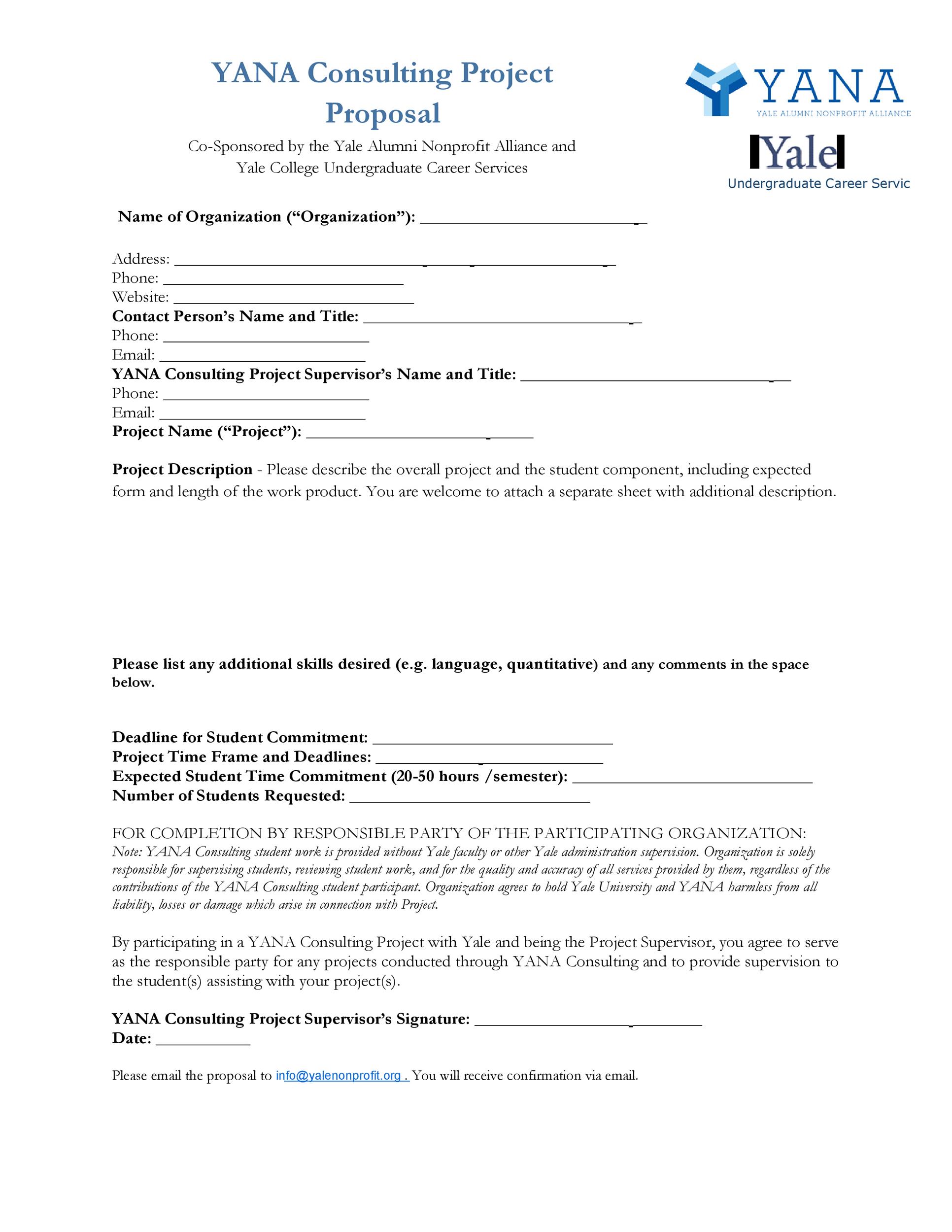 Consulting Project Proposal