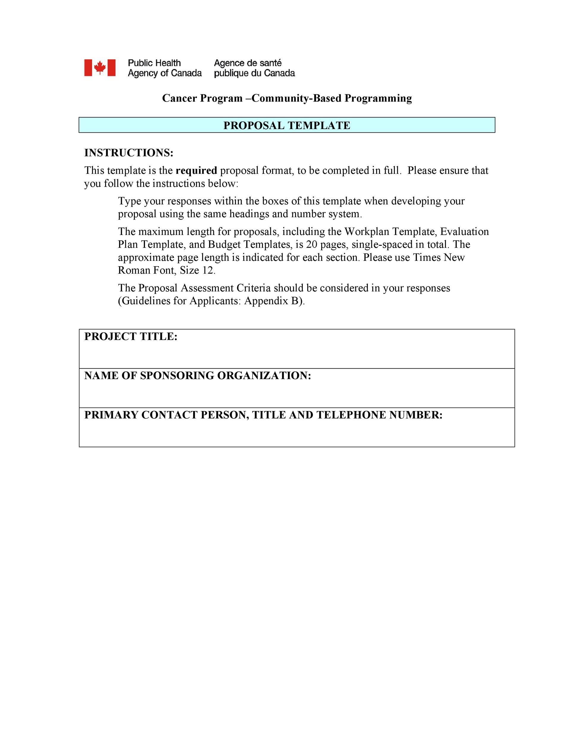 Proposal Template