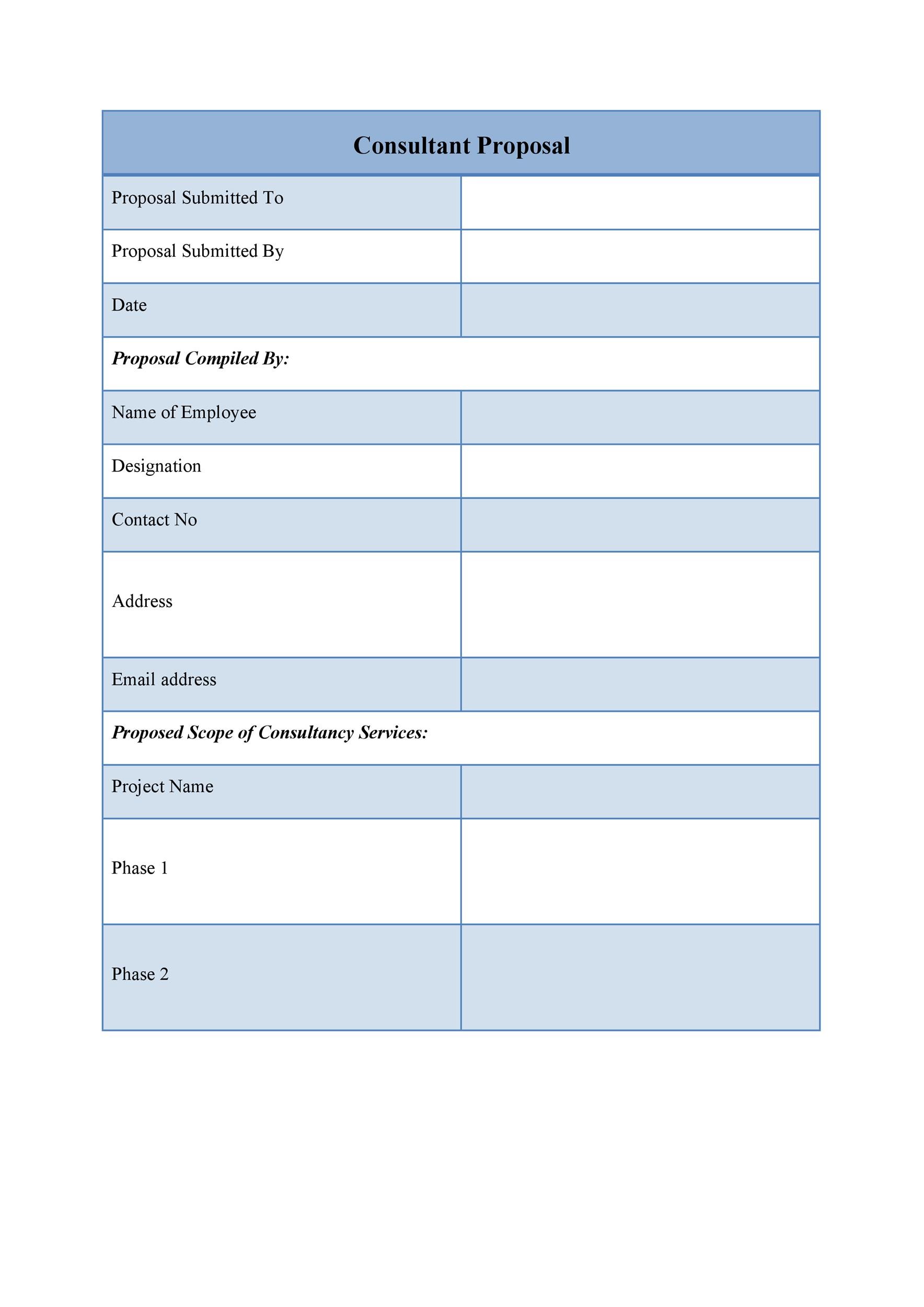 Consulting Proposal