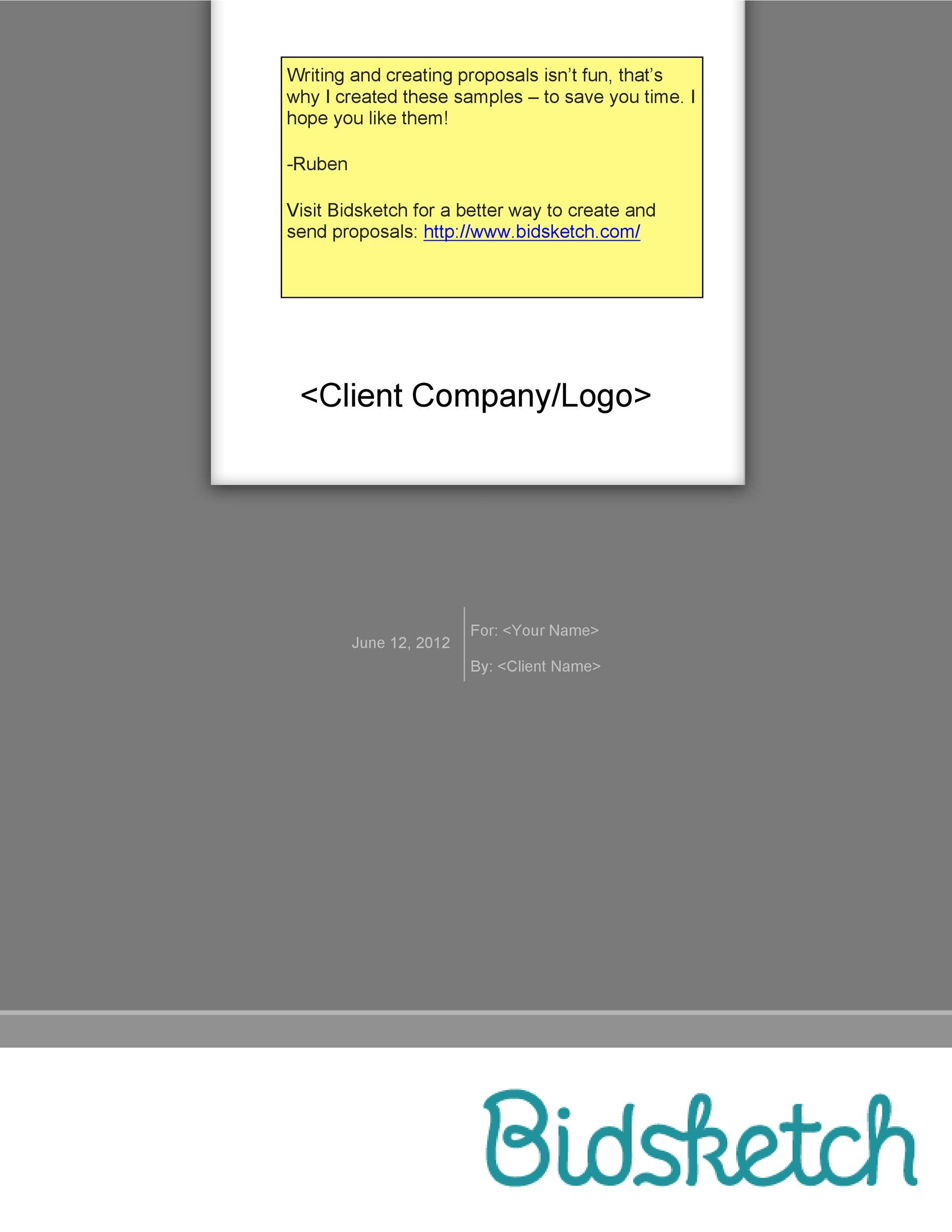 Consulting Proposal Example