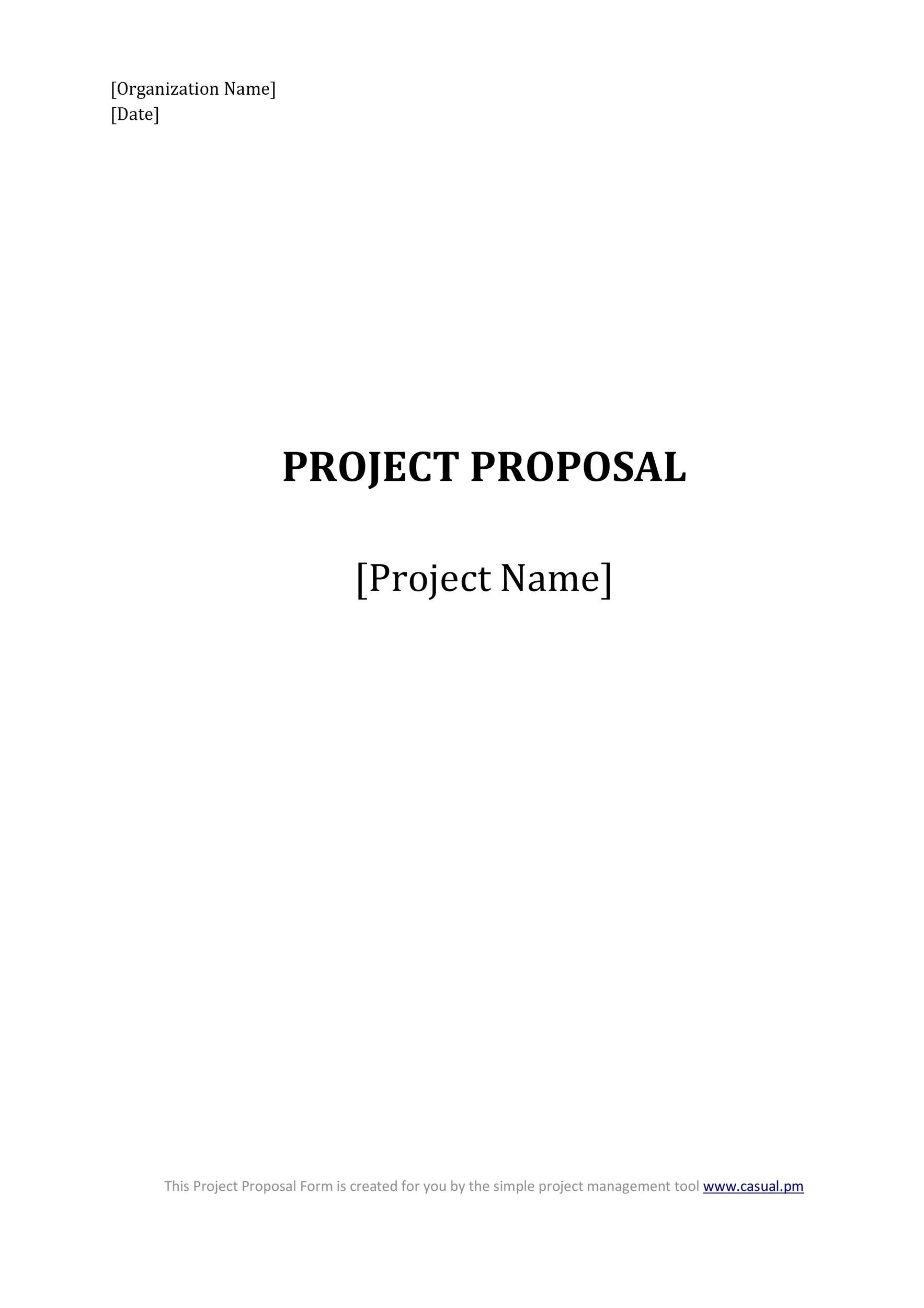 Project Proposal
