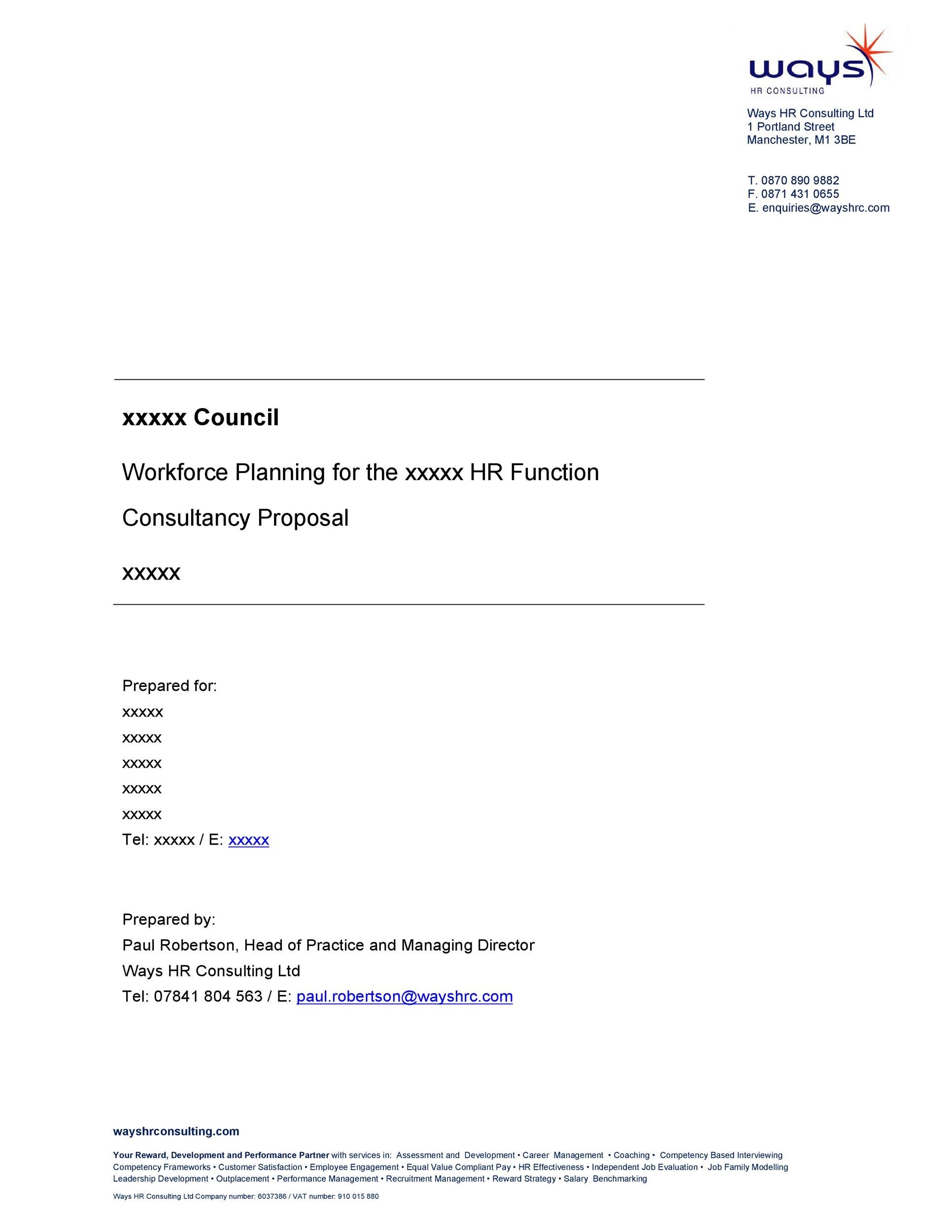 Consultancy Proposal Template
