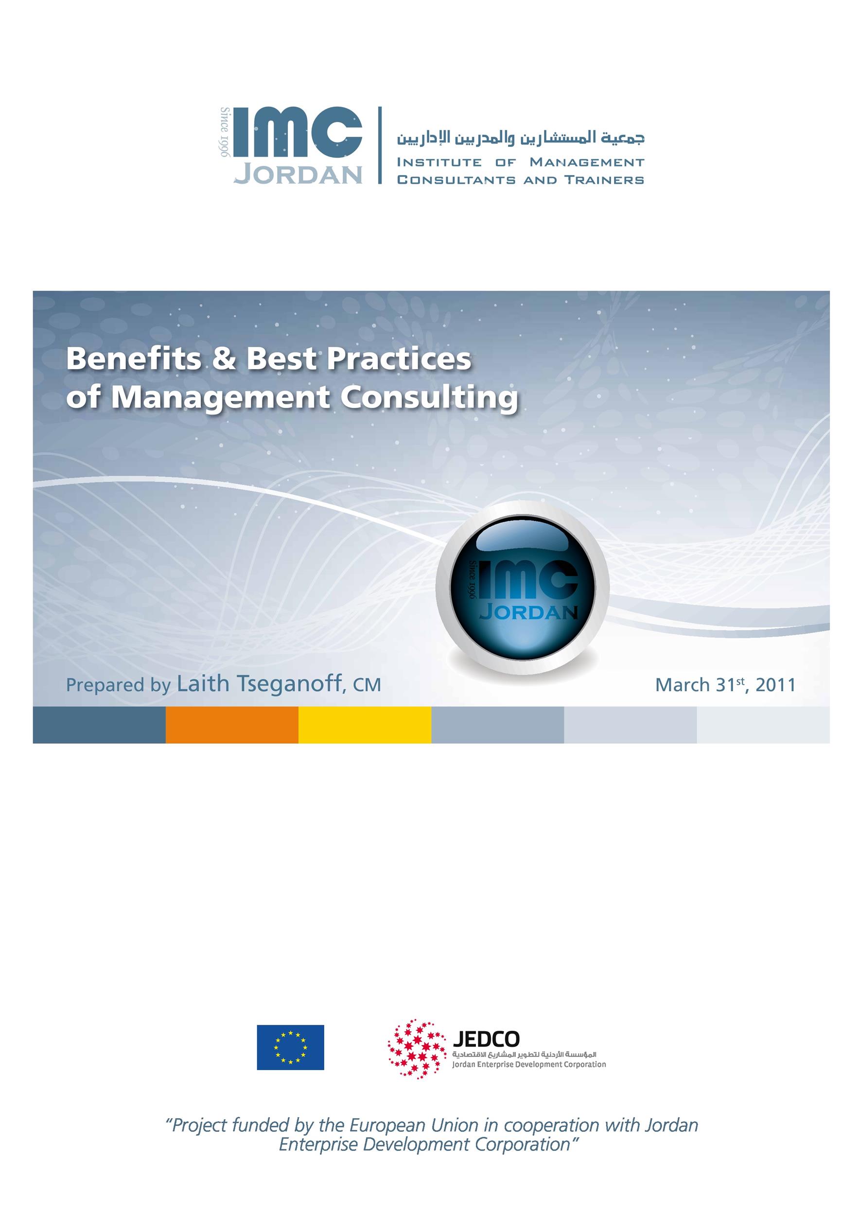 Best Practices of Management Consulting