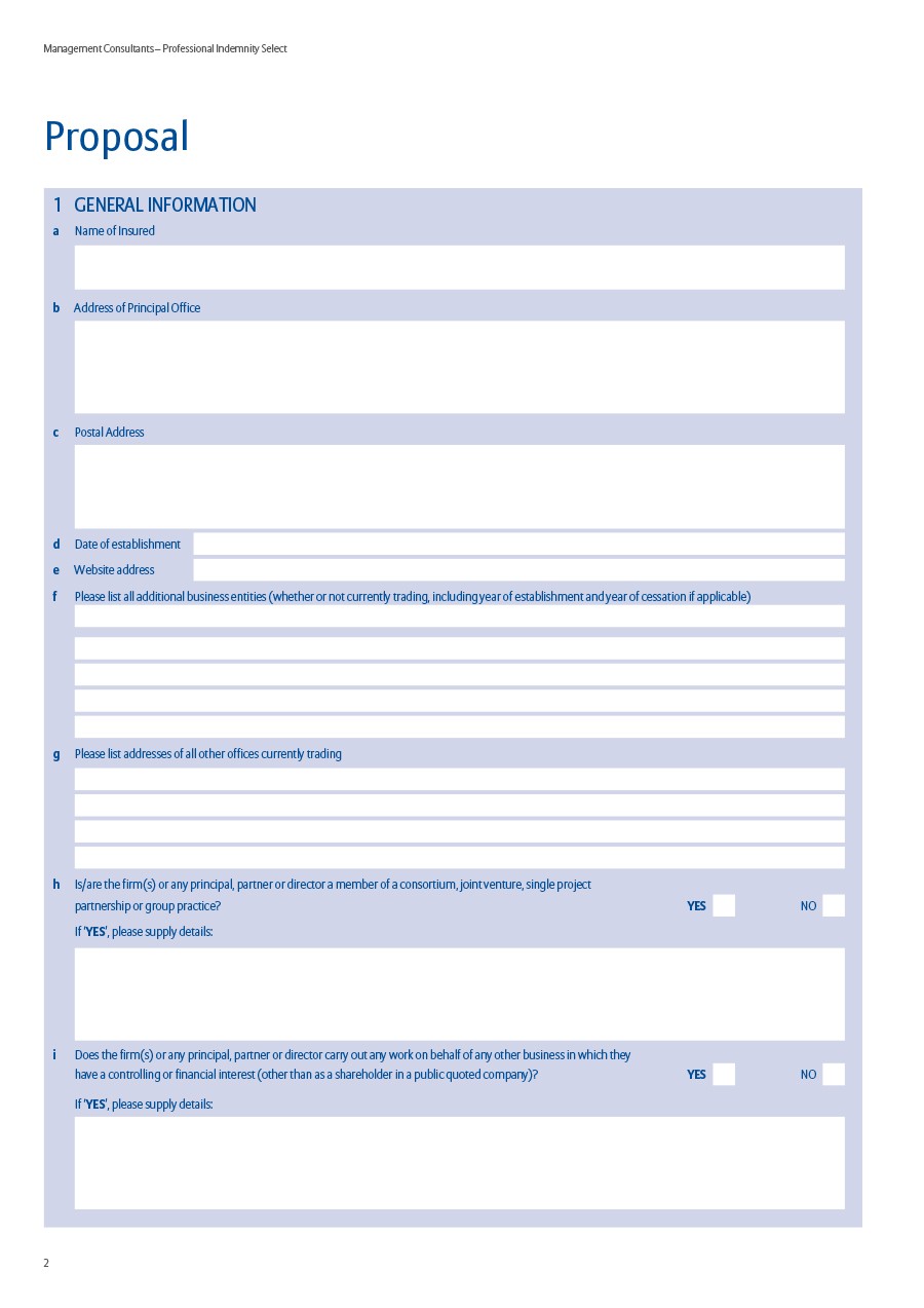 Proposal Template Sample