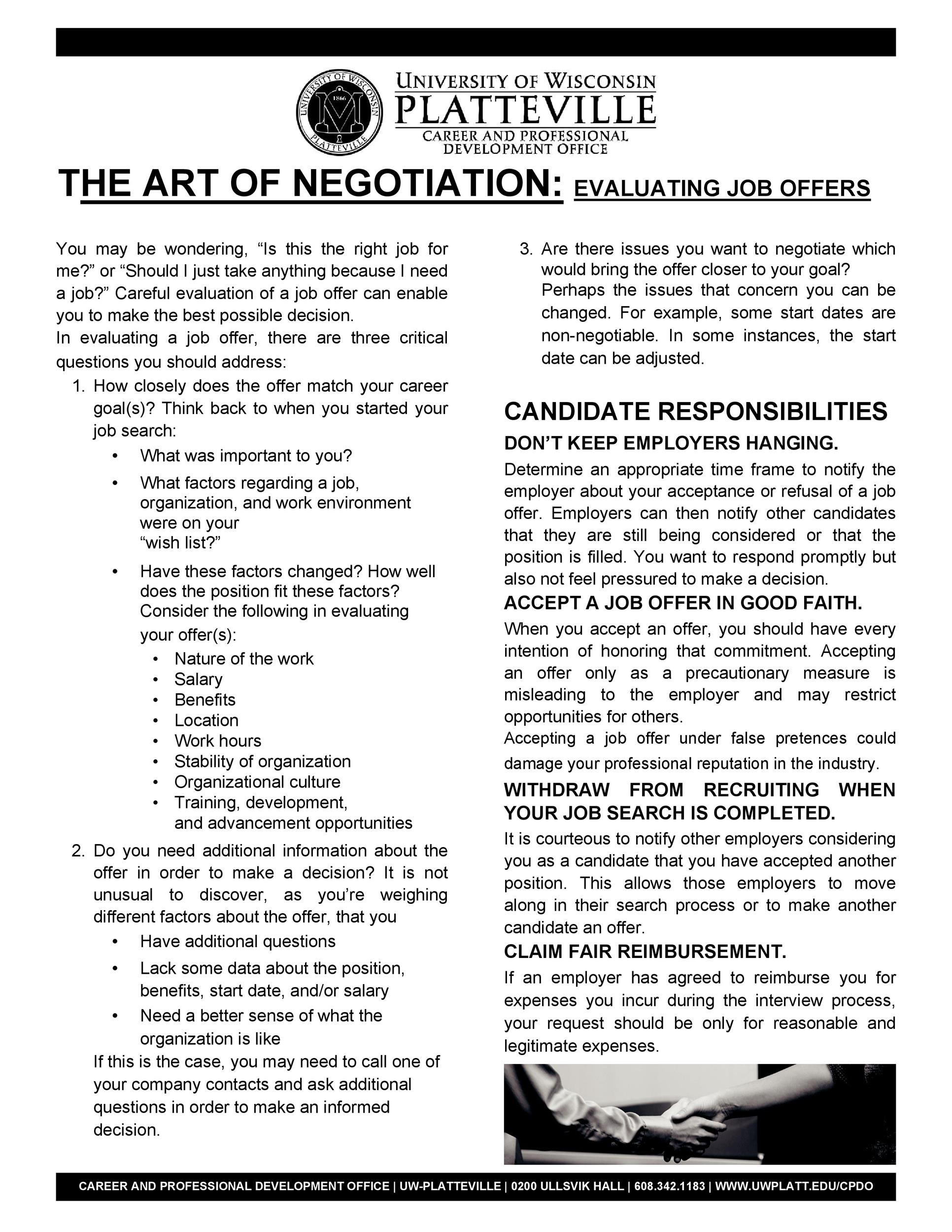 How to Evaluate Job Offers